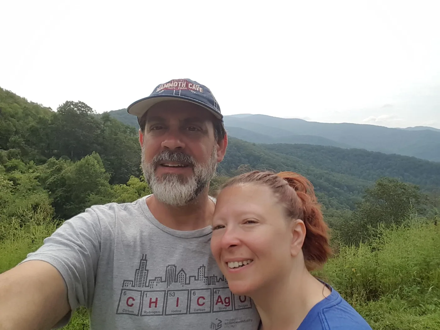 Jeff and Tracy in the mountains